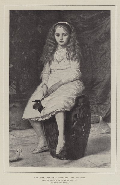 Miss Nina Lehmann, plus tard Lady Campbell - John Everett Millais